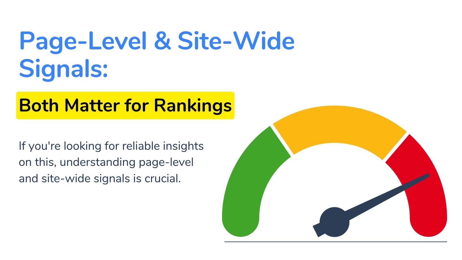 Page-Level & Site-Wide Signals